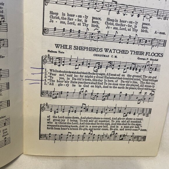 Christmas Customs and Carols Sheet Music 1944 The Rodeheaver Hall-Mack Co. Song - Picture 9 of 13